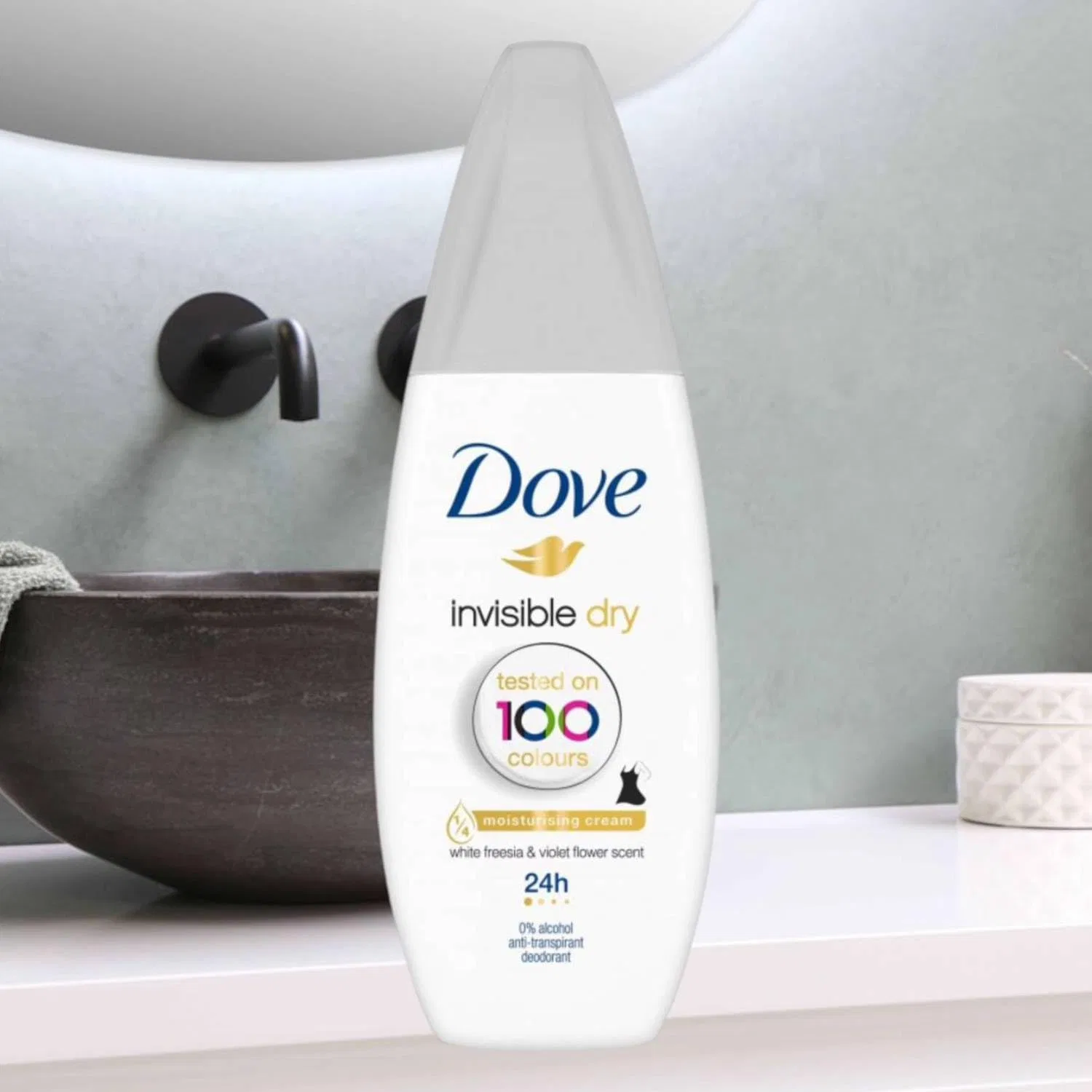 Дезодорант-антиперспирант невидимый Dove Invisible Dry, 75 мл — фото 2