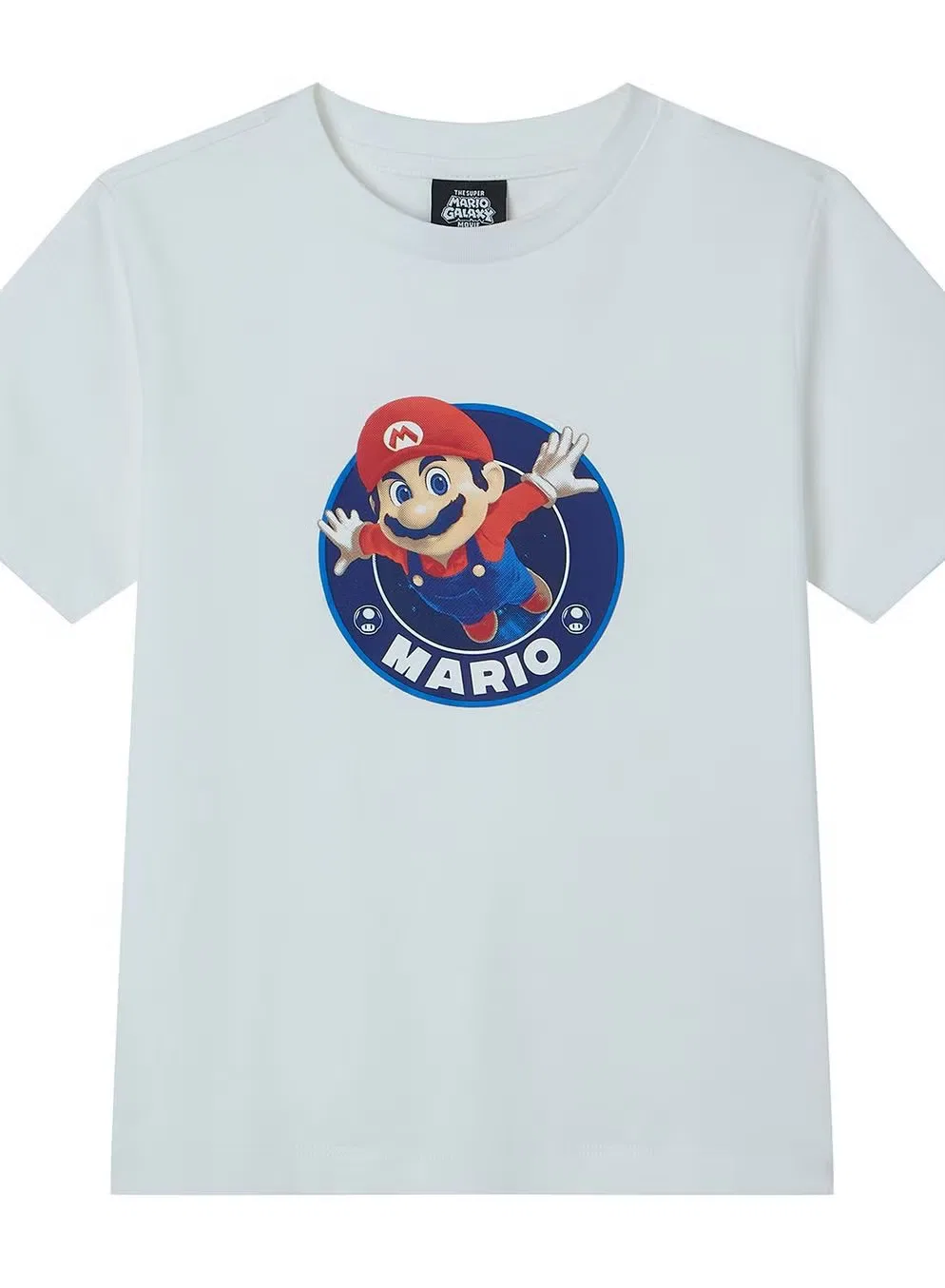 Футболка с принтом Super Mario Limited Giordano, белый — фото 3