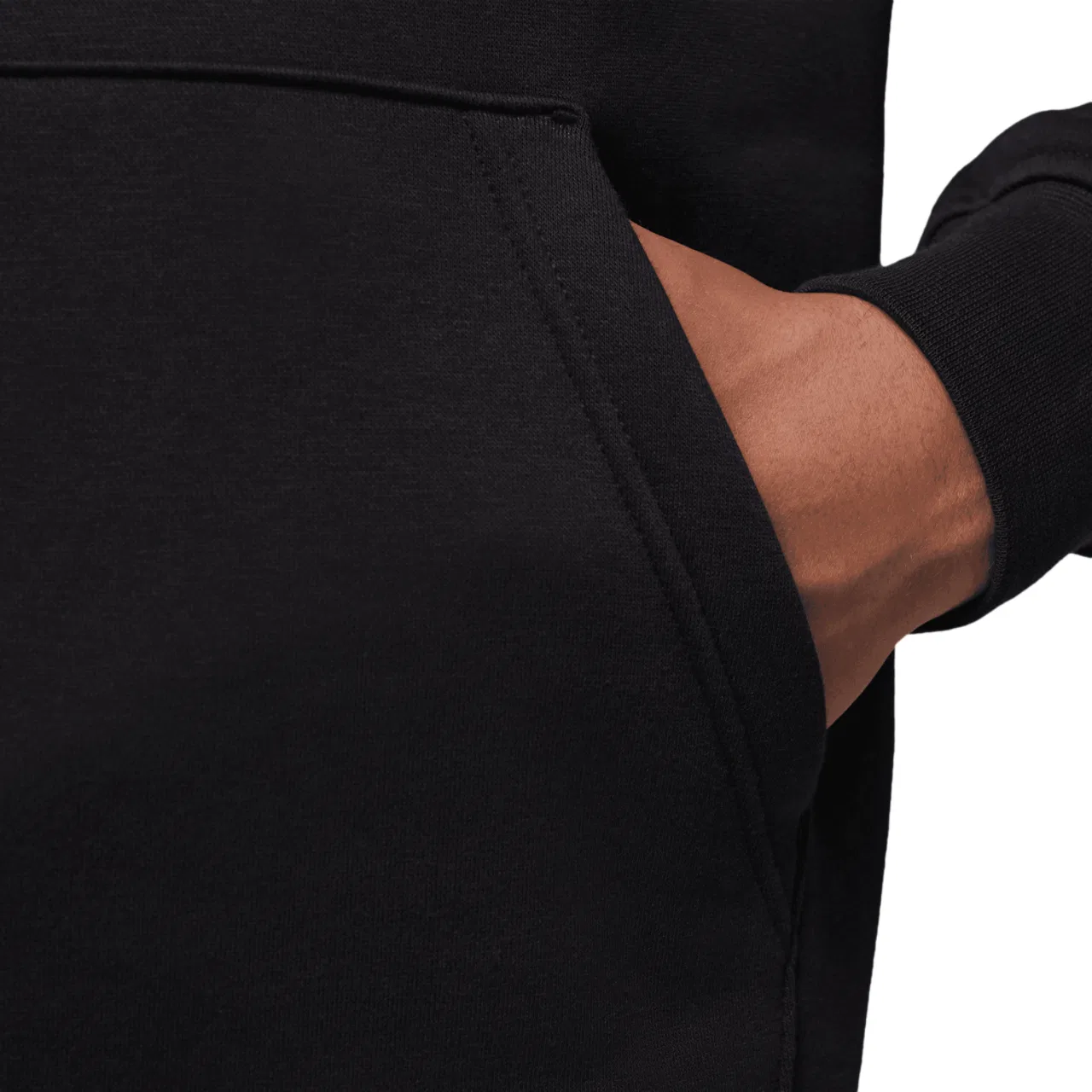 Мужское худи Los Angeles City Fleece Pullover Jordan, черный/белый — фото 4