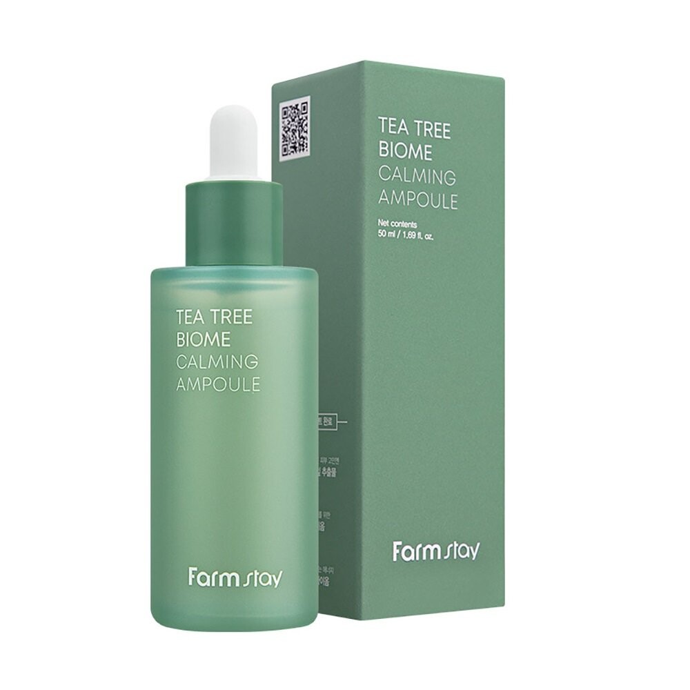 

FarmStay, Успокаивающая ампула для лица Tea Tree Biome, 50 мл
