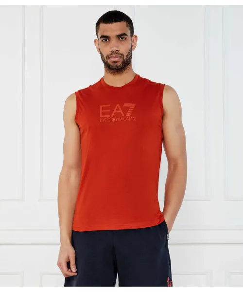 

Майка Regular fit Ea7, оранжевый