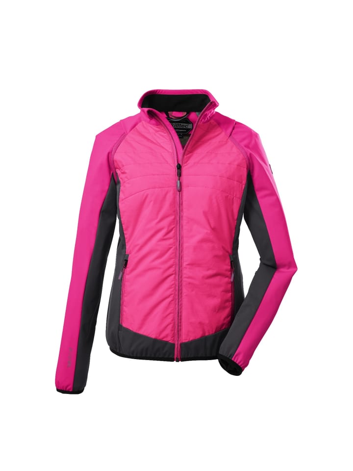 

Куртка софтшелл Killtec Hybridjacke mit abzippbaren Ärmeln, цвет Neon Pink