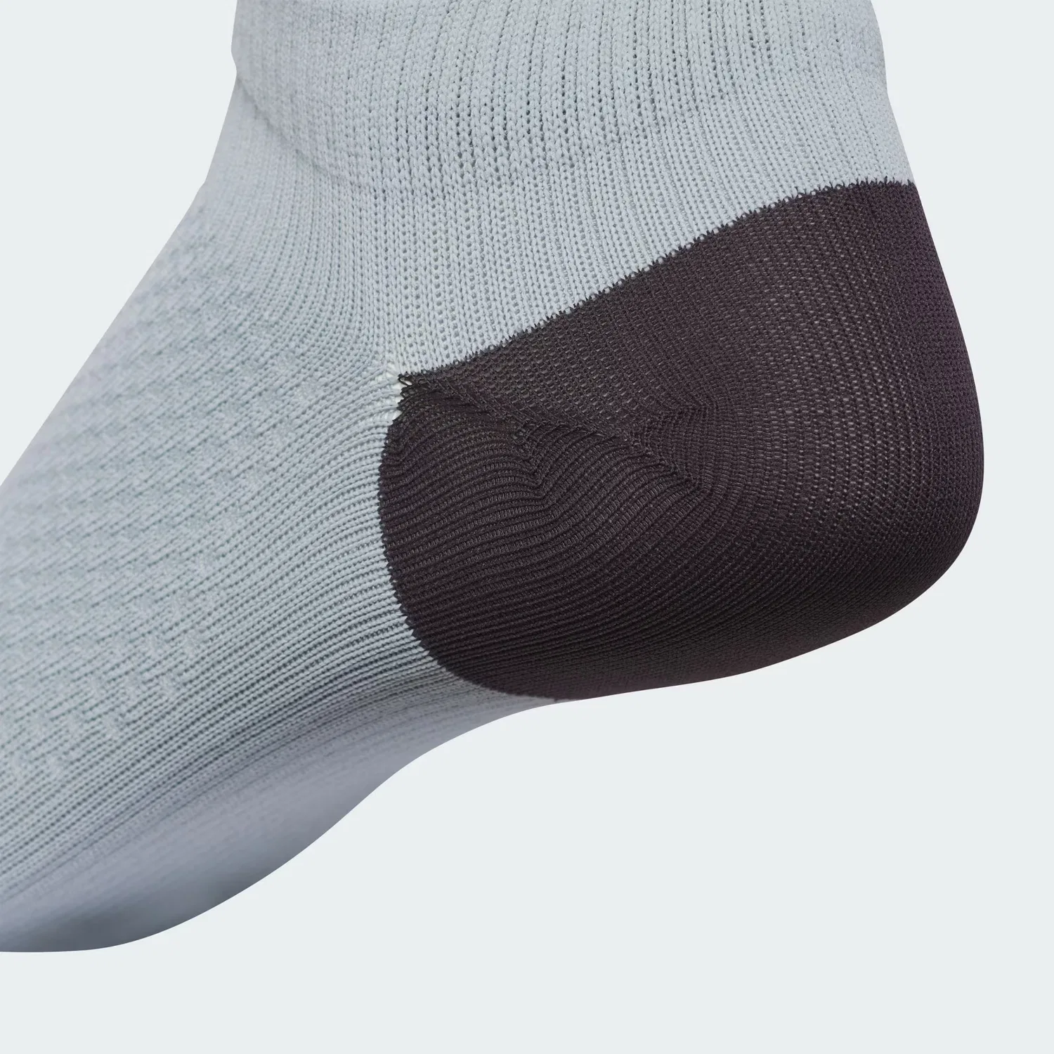 Детские носки-невидимки Adidas, Silver Gray/Aurora Black — фото 3