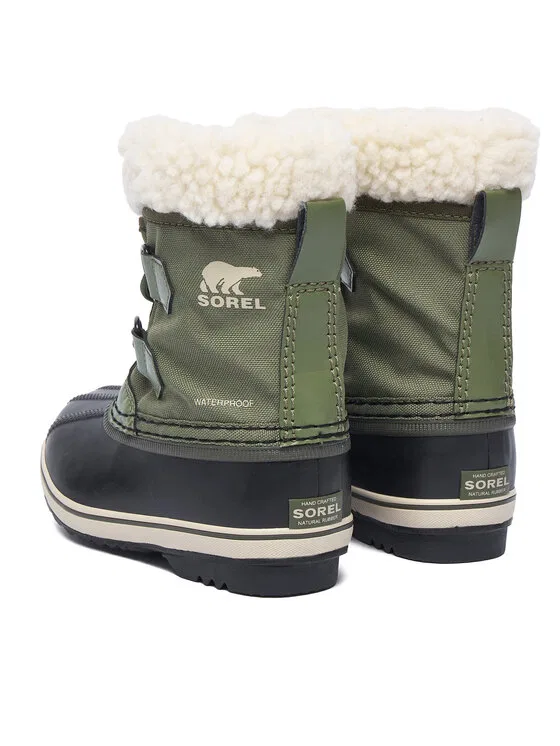 Сноубутсы Yoot Pac Nylon Wp Sorel, зеленый — фото 3