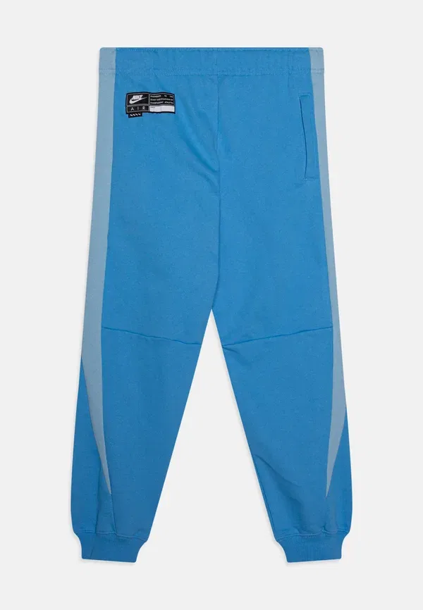 Брюки хлопковые Club unisex Nike Sportswear university blue, psychic blue, white, белый/синий — фото 2