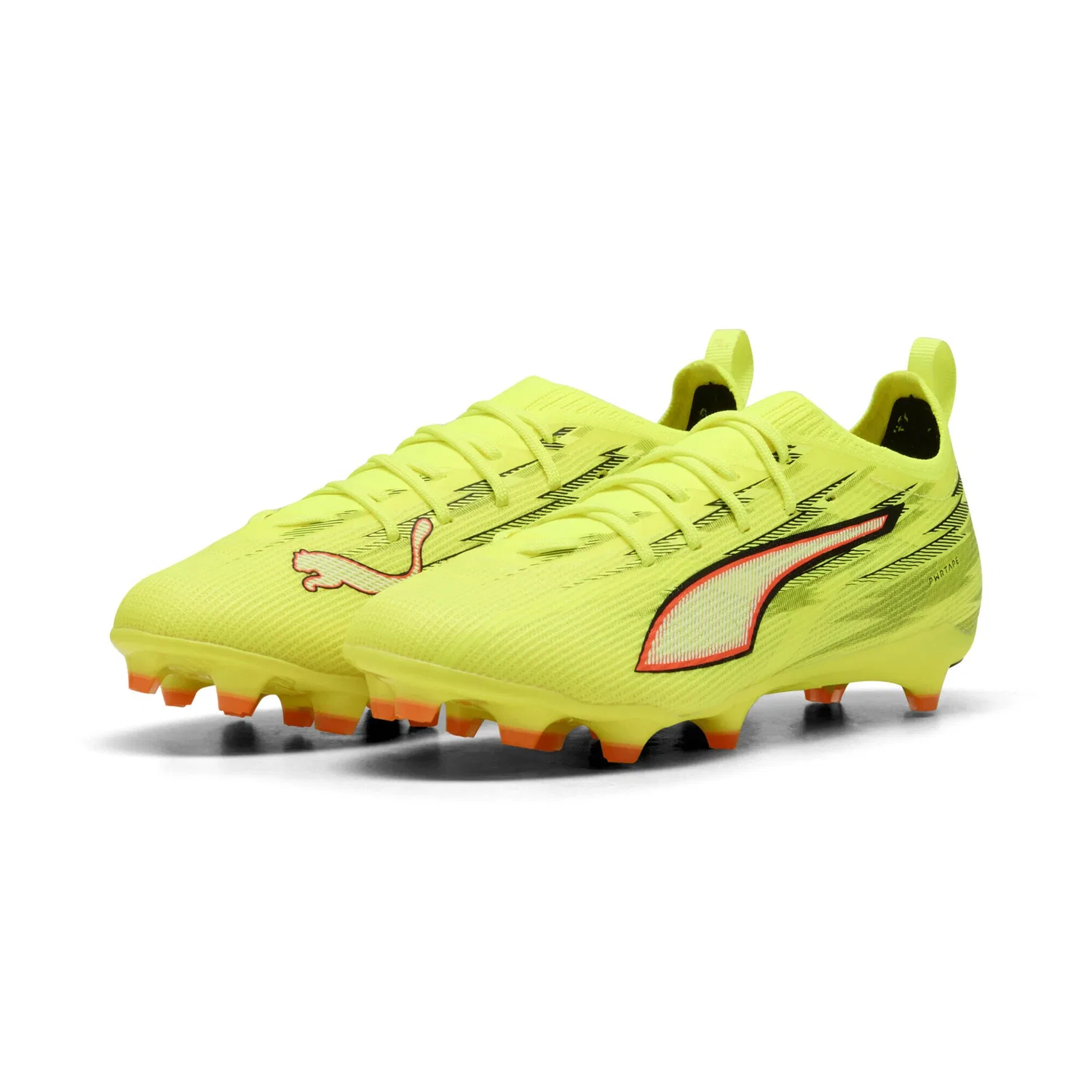 Детские футбольные бутсы ULTRA 6 PRO PUMA, Yellow Alert Black Glowing Red Lime Squeeze