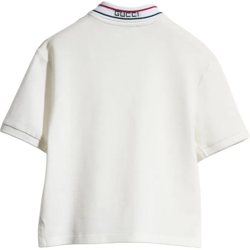 Детская поло с воротником White GUCCI — фото 3