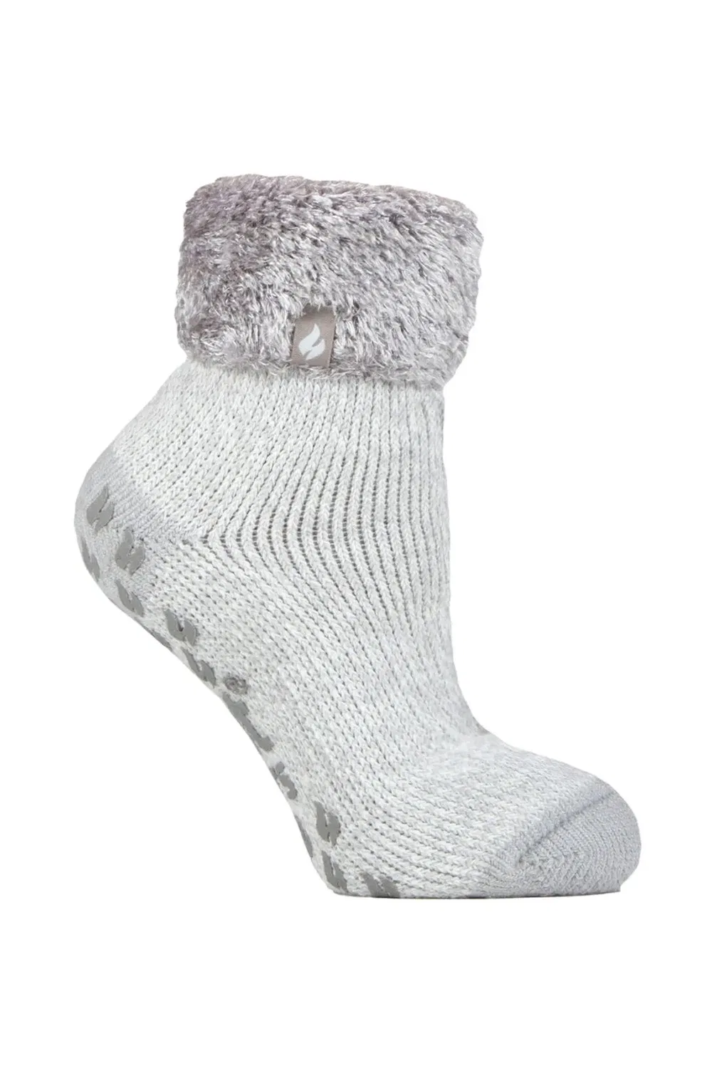 Теплые носки для отдыха Cosy fluffy bed socks Heat Holders, Grey