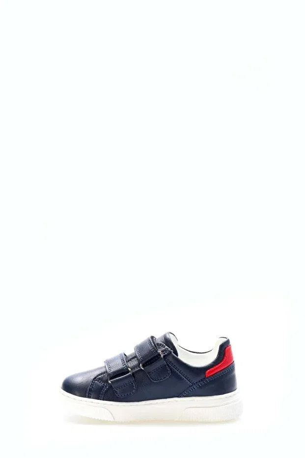 Детские повседневные туфли для девочек на липучке Mirgeshoes, Navy Blue — фото 4