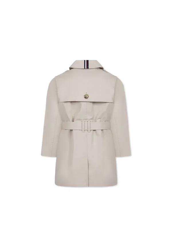 Пальто хлопковое Trenchcoat Tommy Hilfiger, beige, бежевый — фото 2