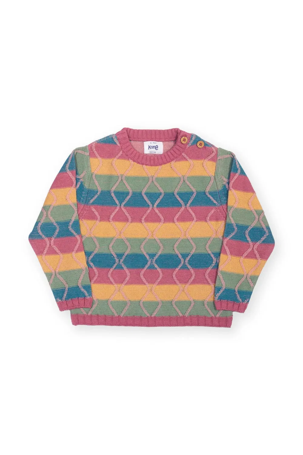 Джемпер в полоску Fancy Stripe Kite, Multi