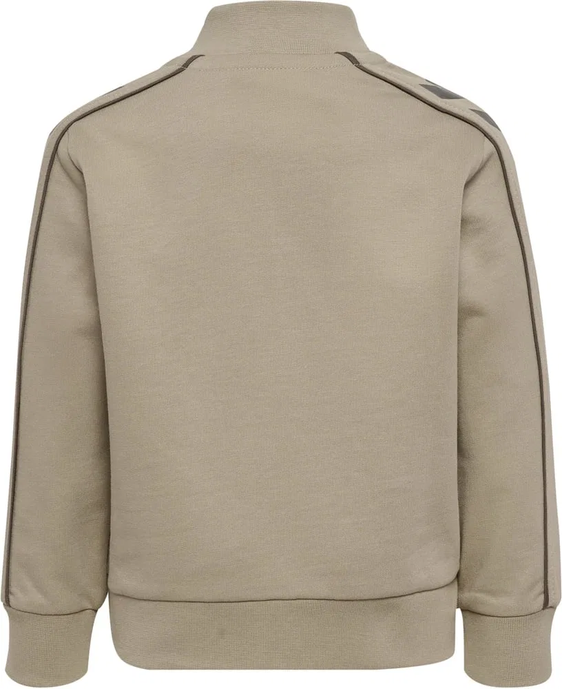 Спортивный костюм детский с логотипом Hmlmini CO Reg Track Suit Hummel, хаки — фото 3