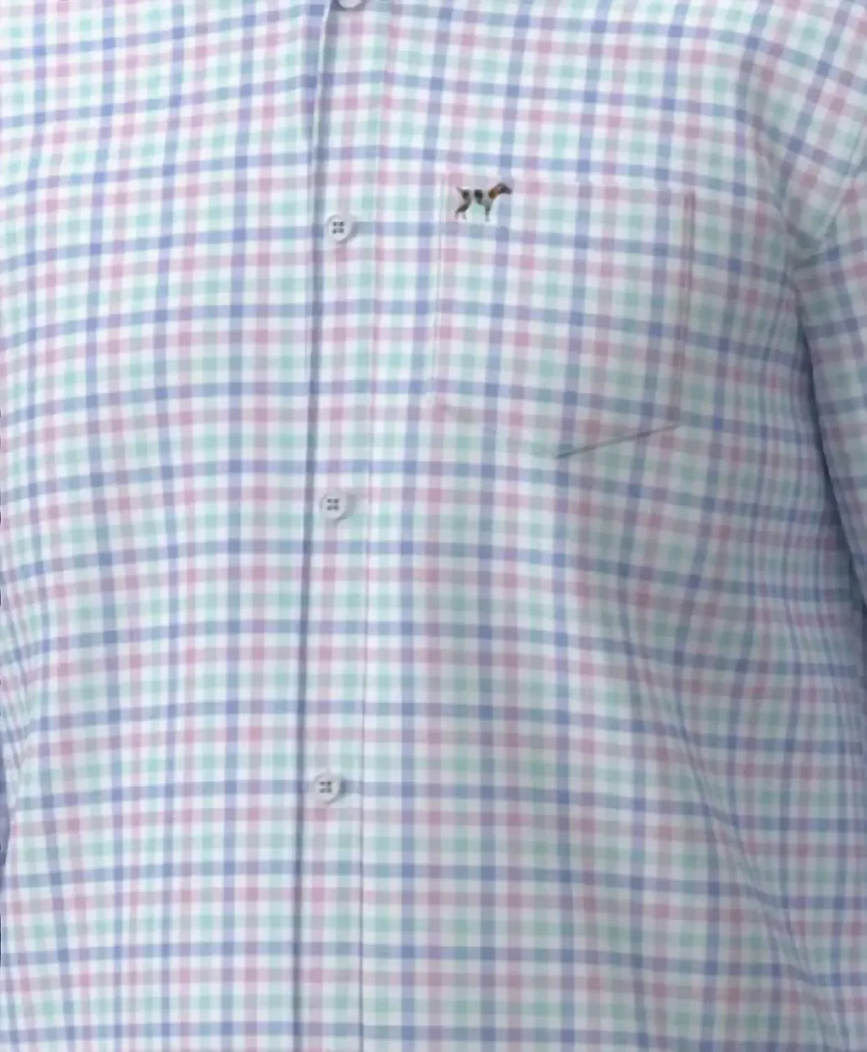 Детская рубашка на пуговицах с принтом Easter Plaid Southern Point Co., Easter Plaid — фото 2