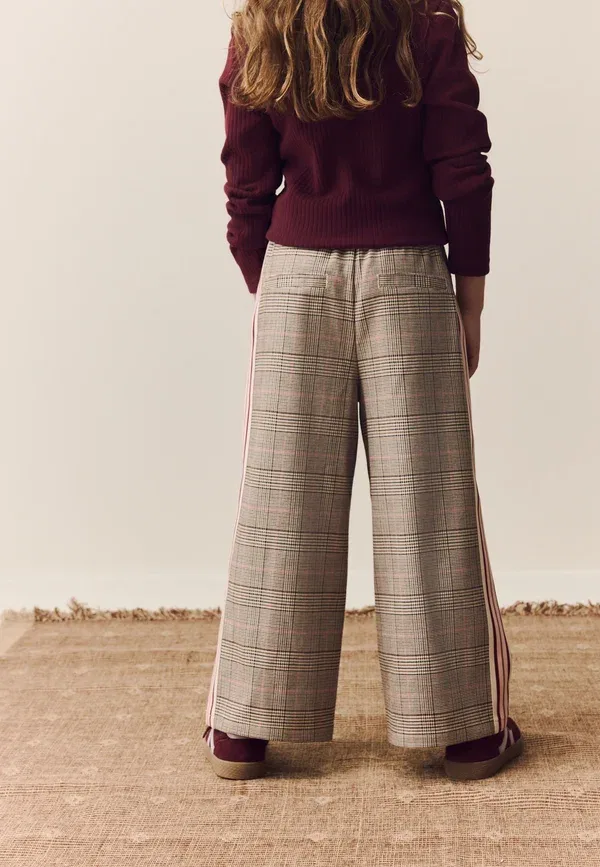 Брюки в клетку Regular fit - check - trousers Next, Pink, розовый — фото 3