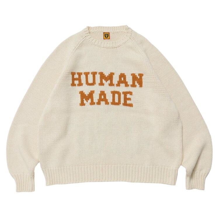 

Свитер Human Made Raglan Knit Sweater 'White', белый