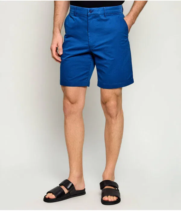 Мужские шорты хлопковые из стрейч-хлопка Dover Tommy Hilfiger, синий — фото 3