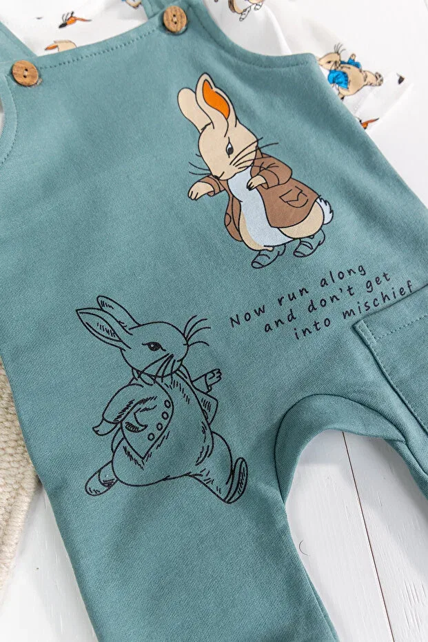 Детский комбинезон для мальчиков с длинным рукавом с принтом Babymod, Green — фото 3