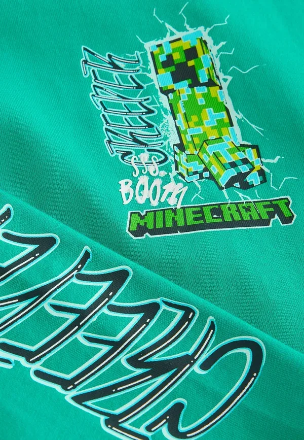 Свитер с принтом Minecraft Long Sleeve, Next, green, зеленый — фото 3