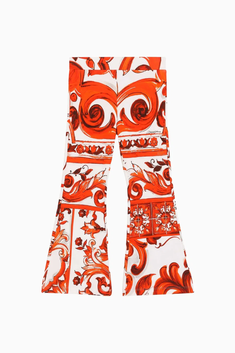 Леггинсы с принтом Majolica Dolce & Gabbana — фото 3