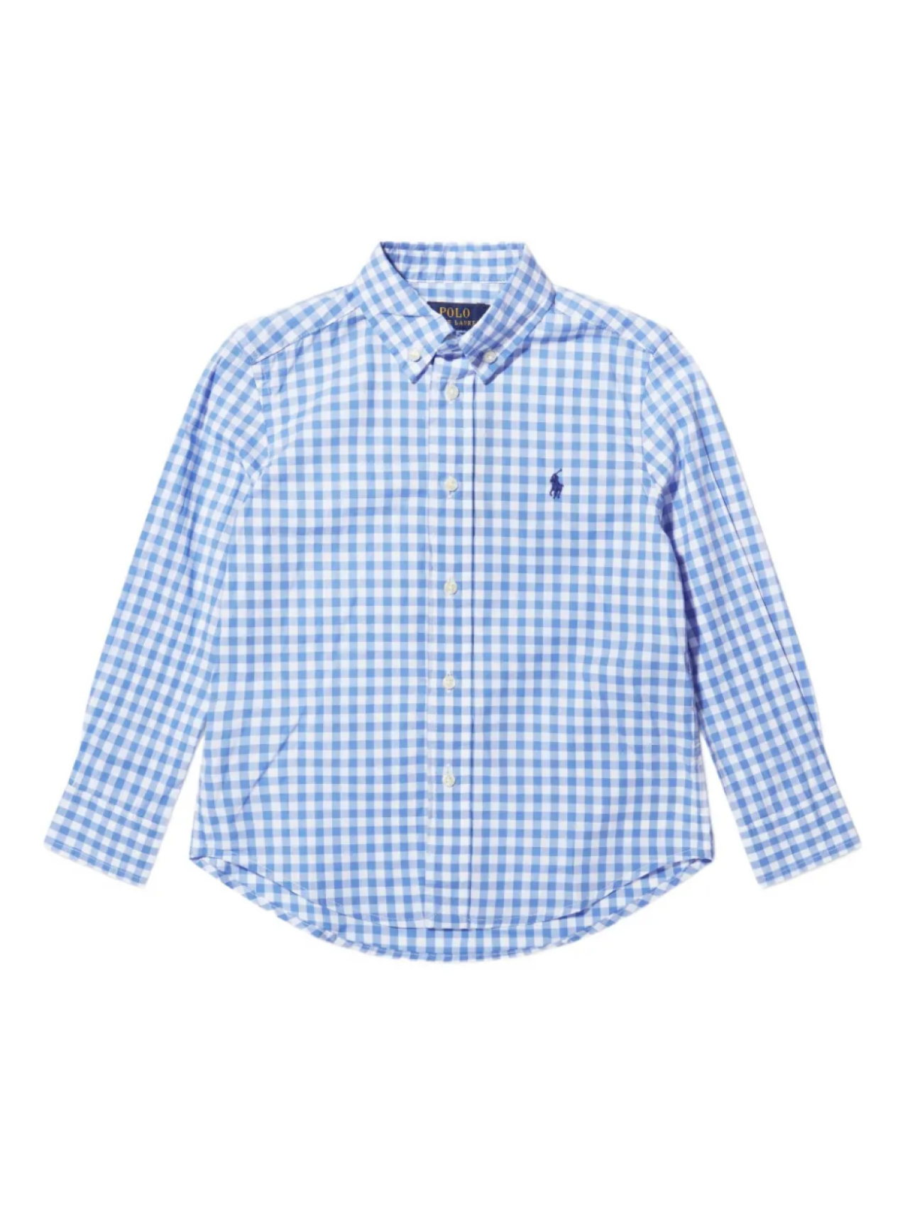 

POLO RALPH LAUREN KIDS рубашка с вышивкой Polo Pony, белый