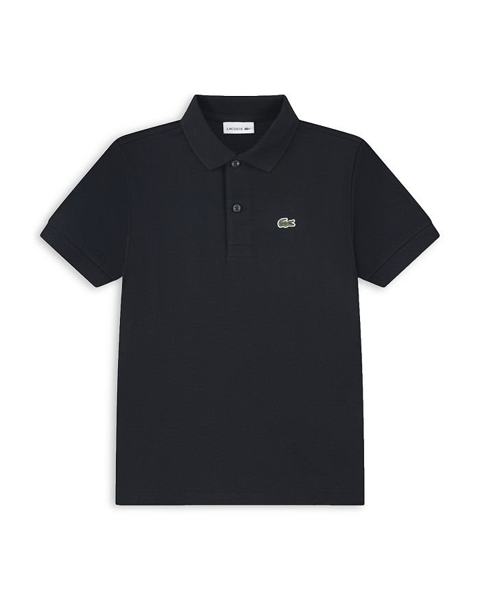 

Детская пике-поло для мальчиков - малыши, старшие дети Lacoste, черный