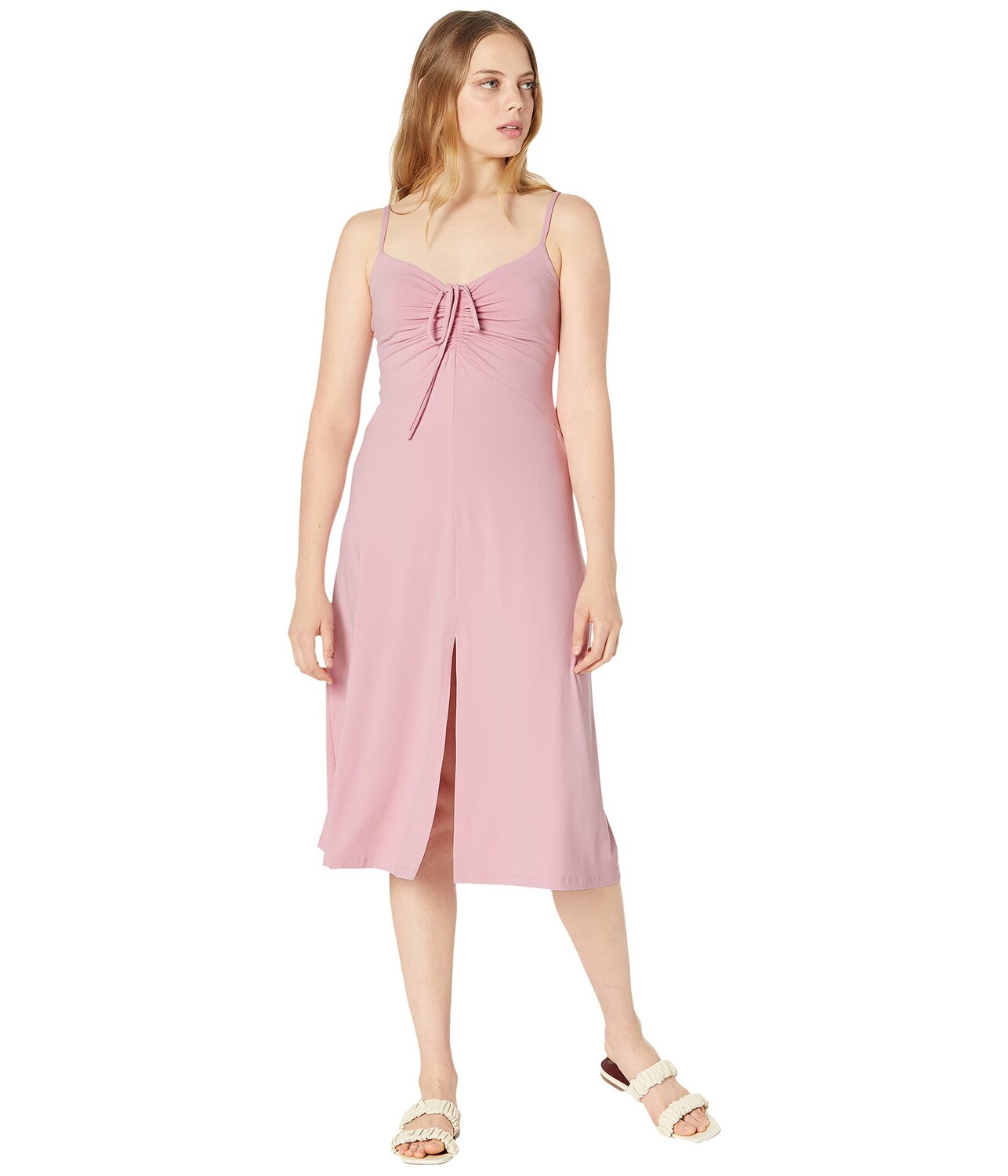 

Платье Susana Monaco, Gathered String Midi Dress