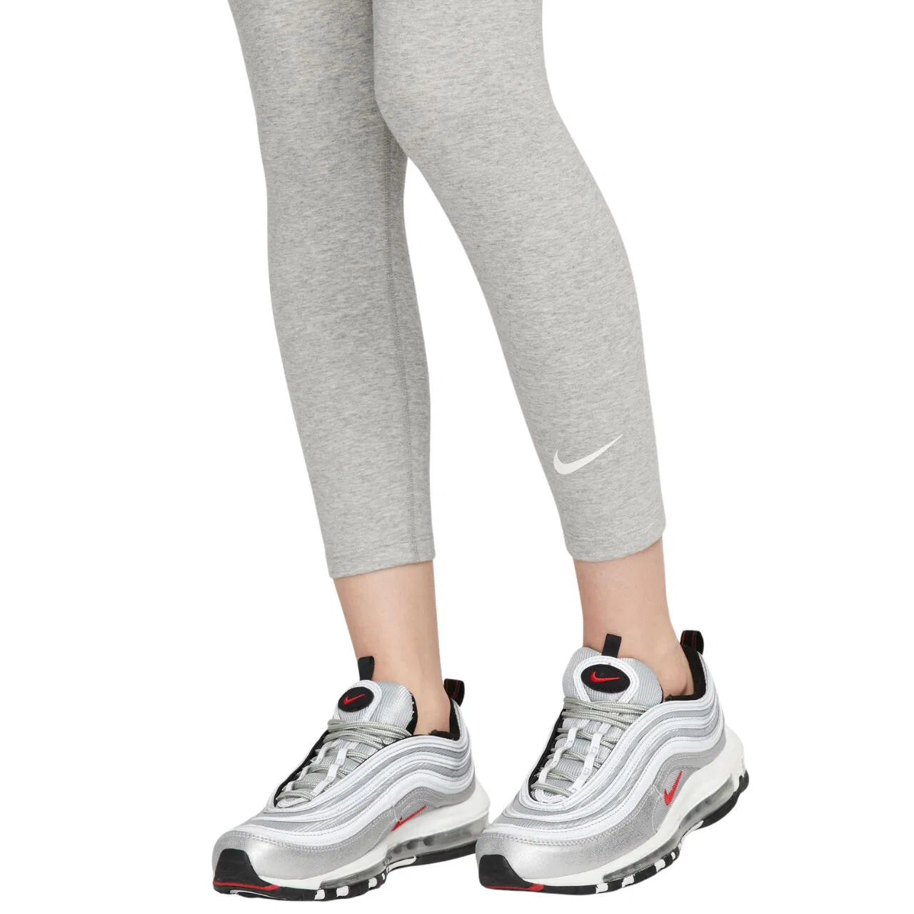 Женские леггинсы с высокой талией Nike Sportswear Classic, Grau — фото 3