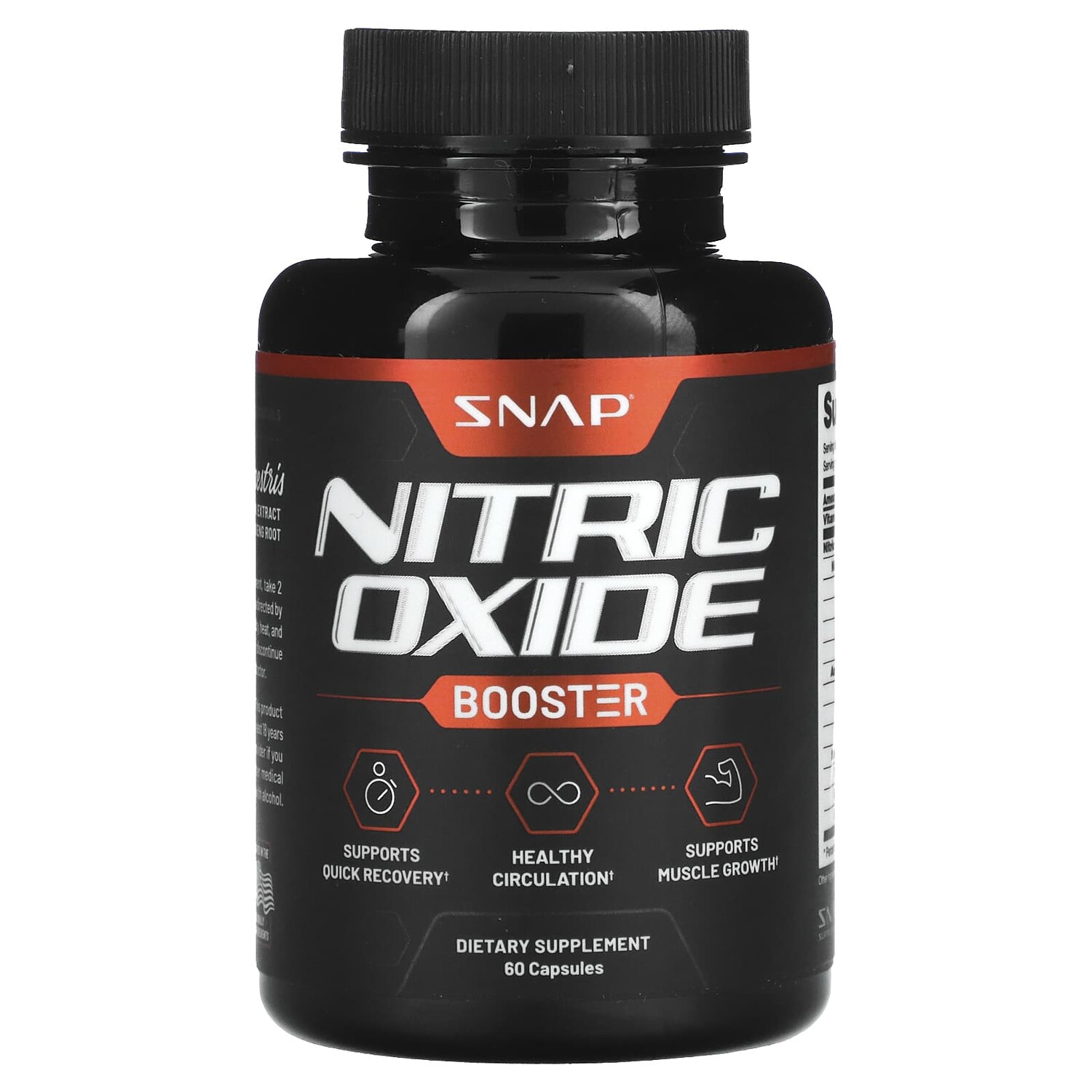 

Усилитель Оксида Азота Snap Supplements, 60 капсул