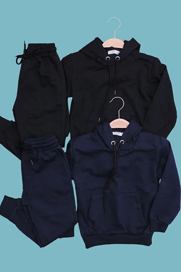Детский комплект спортивного костюма для мальчиков Fyk Kids, Black-Lacquer