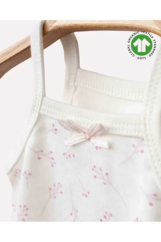 Детское боди для девочек с тонкими бретелями Kidstil, Multicolor