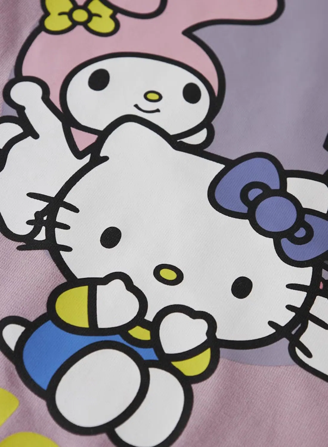 Футболка с длинным рукавом с принтом Hello Kitty Name It, розовый — фото 4