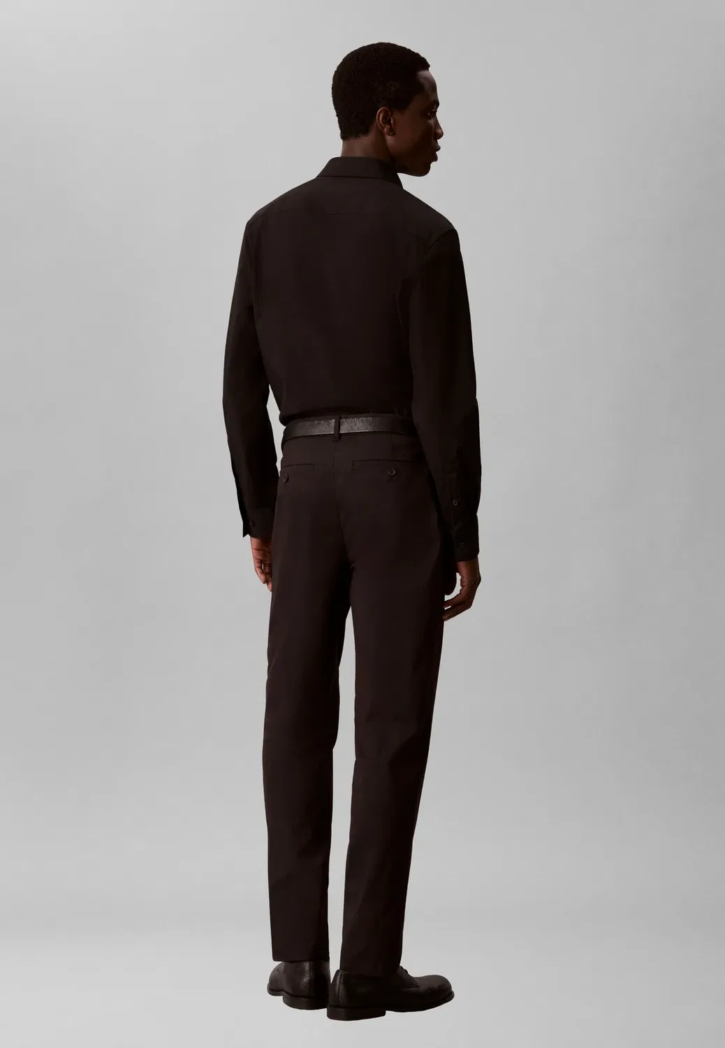 Низ - чиносы Calvin Klein, Black — фото 3