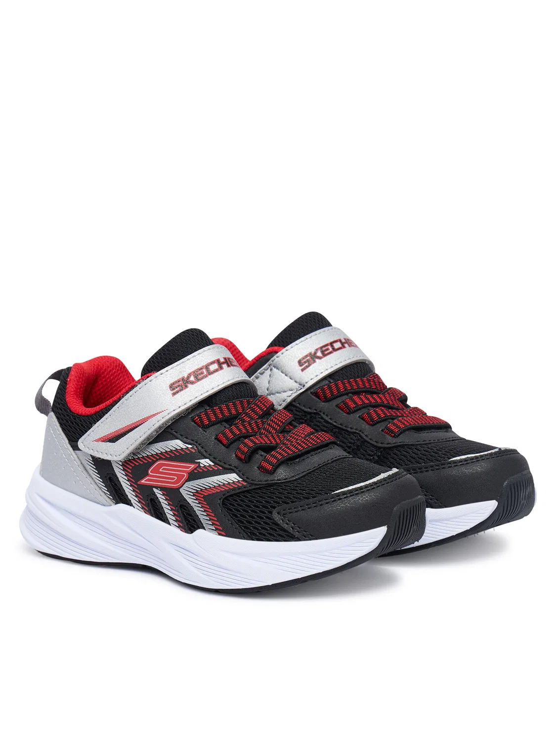 Кроссовки для мальчика Microspec Tread Skechers, черный — фото 2
