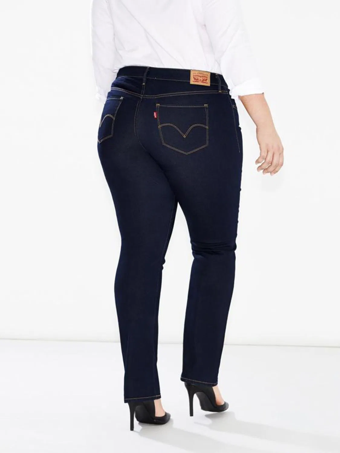 Levi's Darkest Sky Blue Curve 311 Shaping Straight Джинсы — фото 2