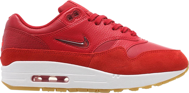 Кроссовки Nike Air Max 1 Premium Jewel 'Gym Red', красный - фото