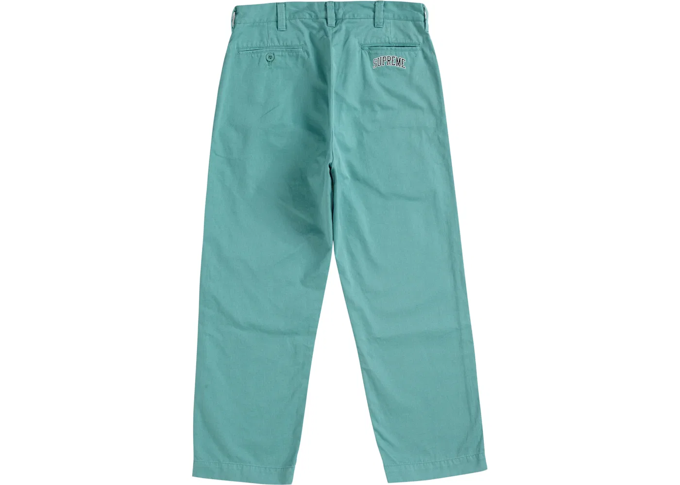 Мужские брюки Supreme Arc Logo Chino Pant, Light Green — фото 2