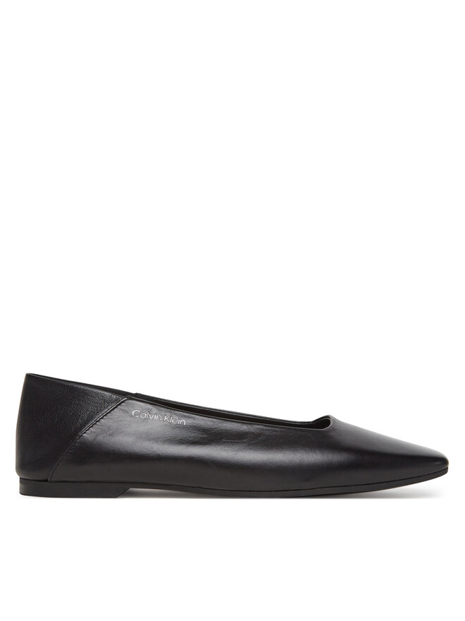 Балетки Flat Ballerina - Lth HW0HW02463 Calvin Klein, черный