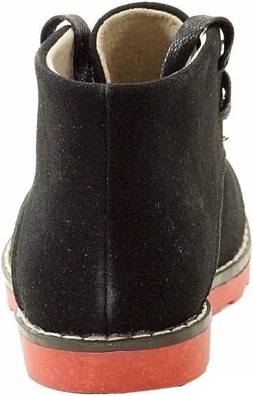 Детские ботинки для мальчиков с fashion-дизайном The Chukka Booties Easy Strider, Black — фото 4