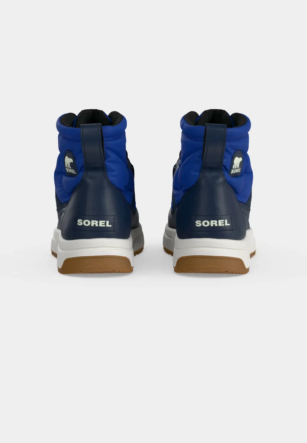 Детские унисекс ботинки Whitney III Mid WP на шнуровке Sorel, Azul/Collegiate Navy — фото 4