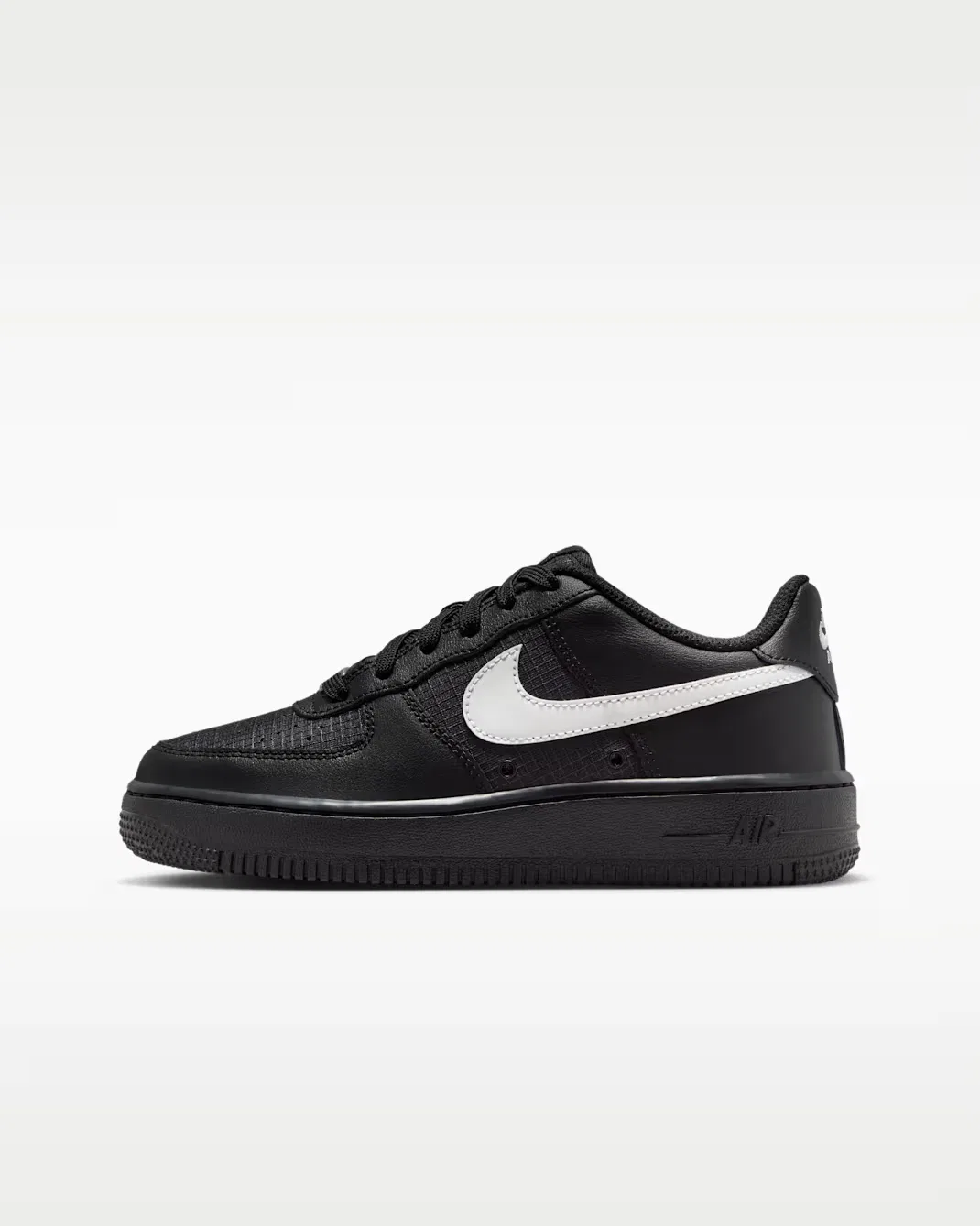Кроссовки для детей постарше Nike Air Force 1 Tech, Black/Black/White
