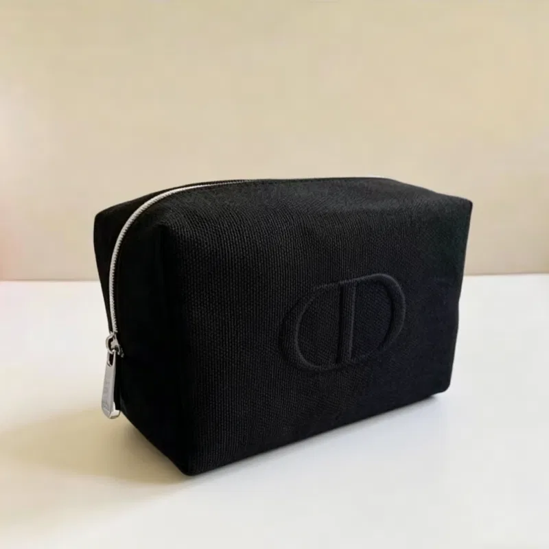 Косметичка Black Makeup Bag, DIOR, Black — фото 2