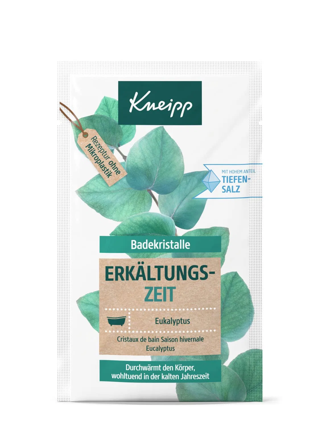 Соль для ванны Kneipp Cold Time с эвкалиптовым маслом, 60 г