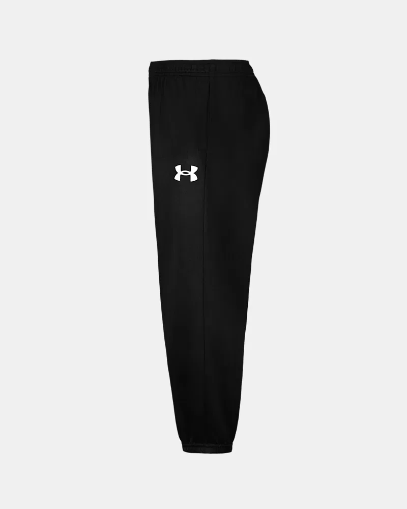 Джоггеры для мальчиков утепленные свободного кроя Armour Fleece UnderArmour, Black/Castlerock — фото 4