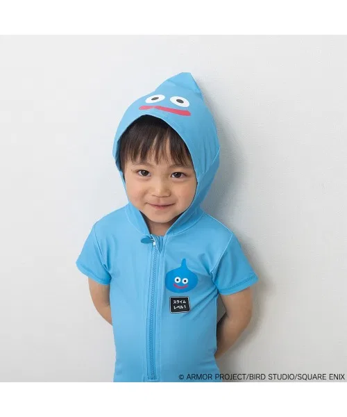 Детский купальник с капюшоном-слизню Dragon Quest Baby & Kids, Light Blue
