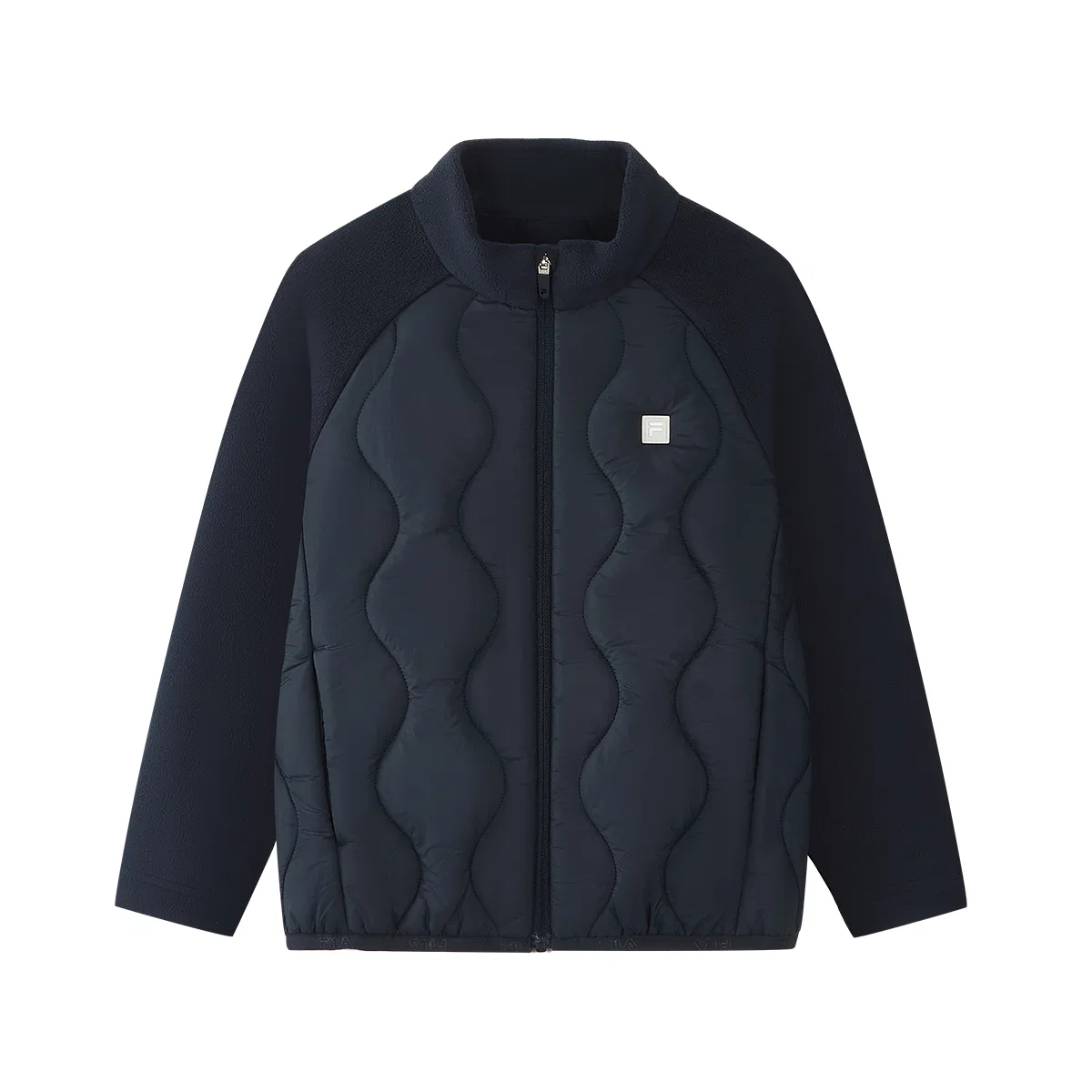Детская куртка утепленная с воротником-стойкой FILA KIDS, Royal Blue