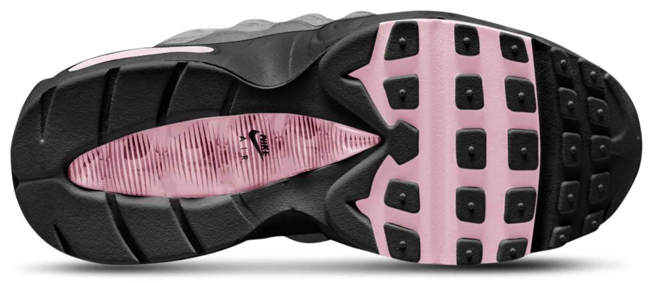 Дошкольные кроссовки Air Max 95 Nike, цвет Black/Pink Foam/Medium Grey — фото 4