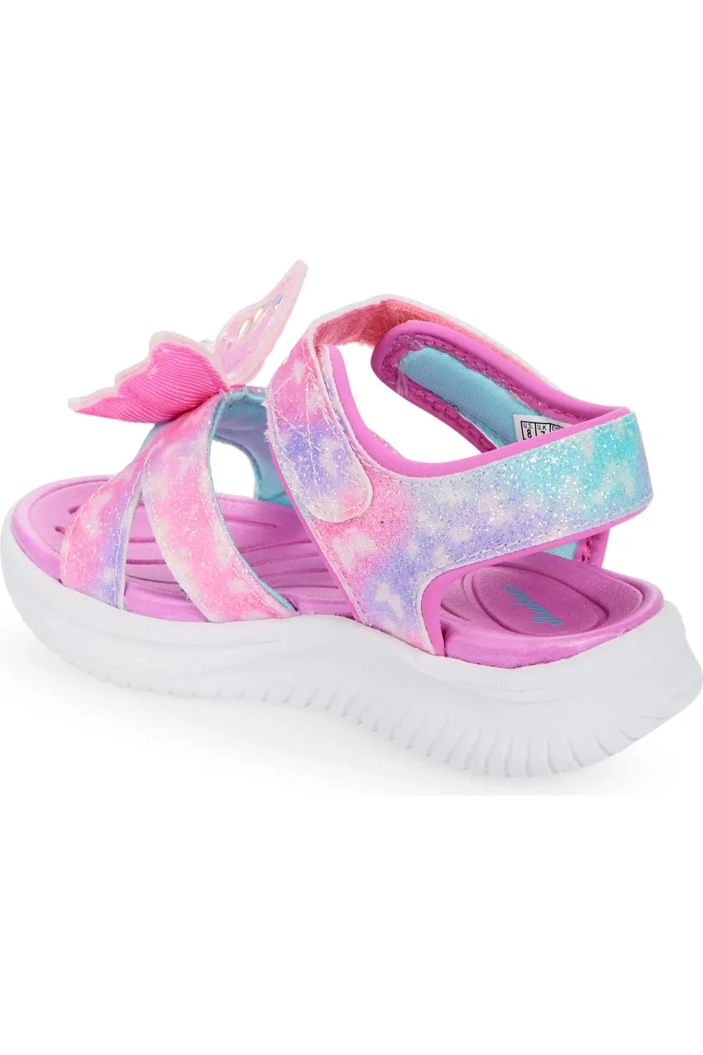 Сандалии детские с подсветкой Jumpsters SKECHERS, Pink Multi — фото 2