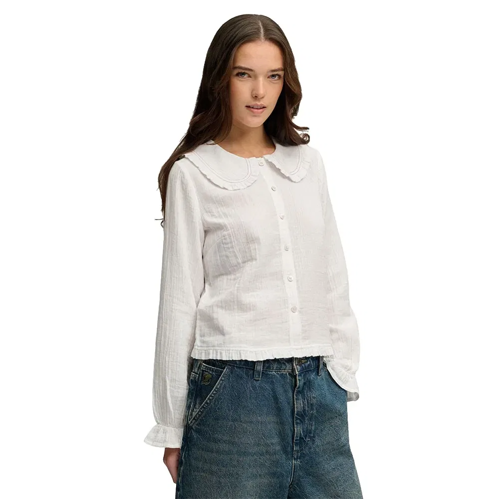 Женская футболка с длинным рукавом Superdry, White