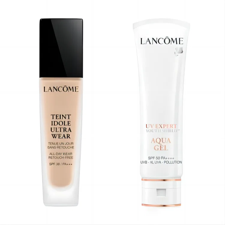Набор для макияжа тональный крем стойкий, Lancôme, PO-01