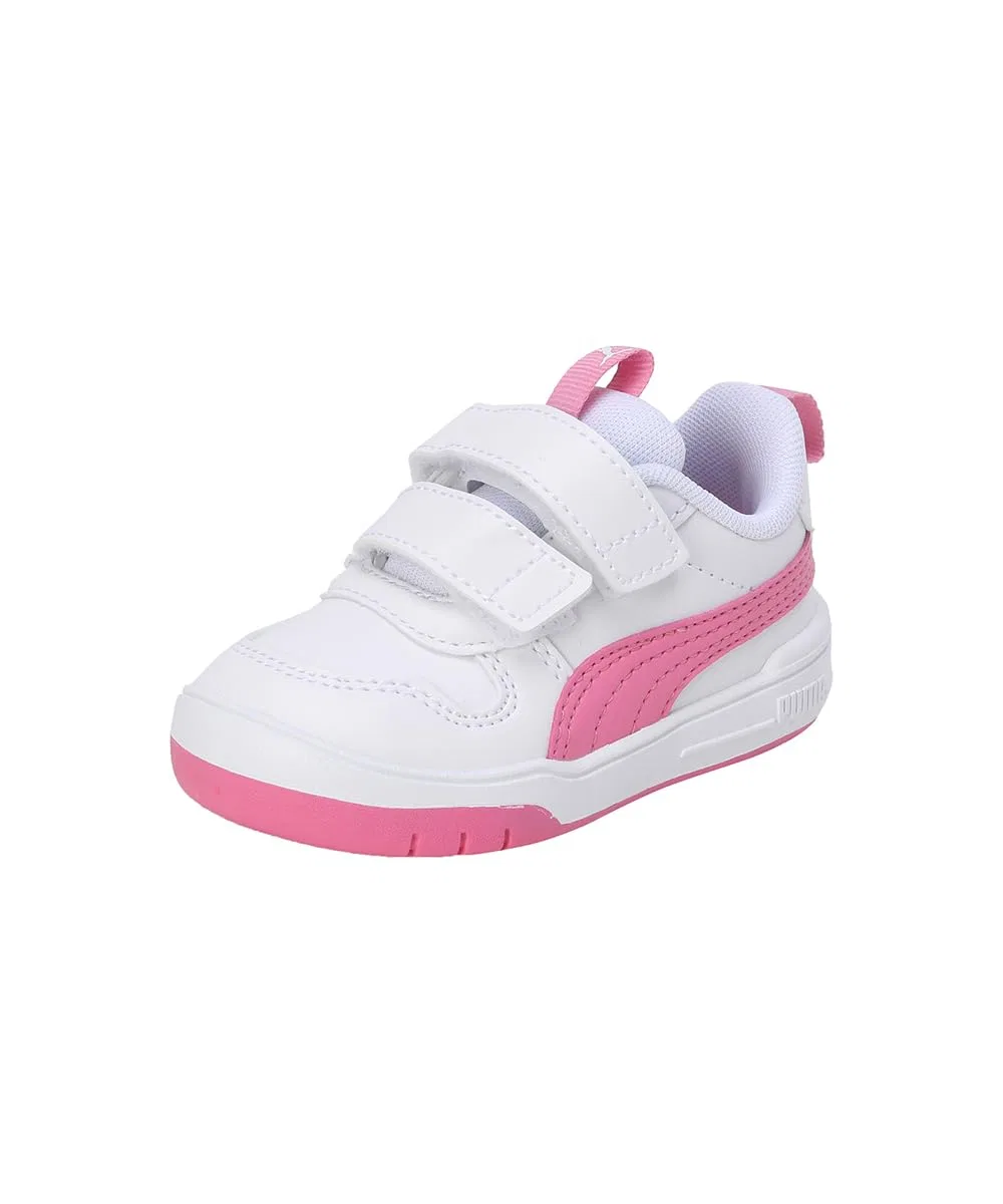 Детские кроссовки для мальчиков с закрытым носком PUMA Multiflex SL V PS PUMA White Strawberry Burst